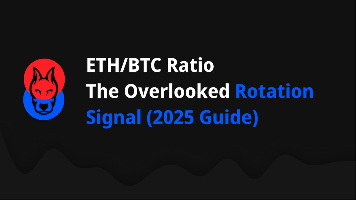 ETH/BTC Ratio — The Overlooked Rotation Signal (2025 Guide)