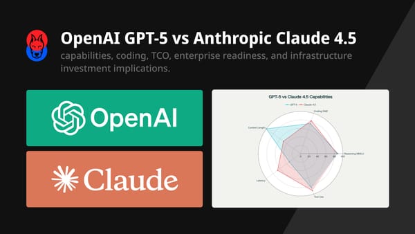 Comparative Analysis — OpenAI GPT-5 vs Anthropic Claude 4.5